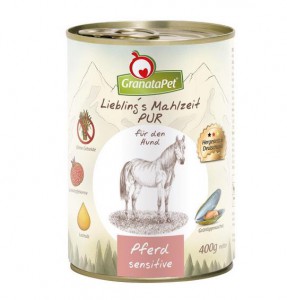 Granatapet PUR Hundefutter, Pferd Sensitive