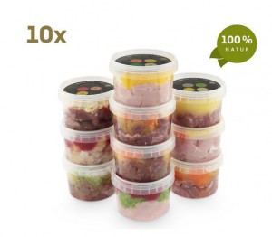 PETS DELI BARF für Hunde10x 250g BARF-Menüs